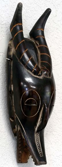 Senfuo Bronze Mask, Ivory Coast