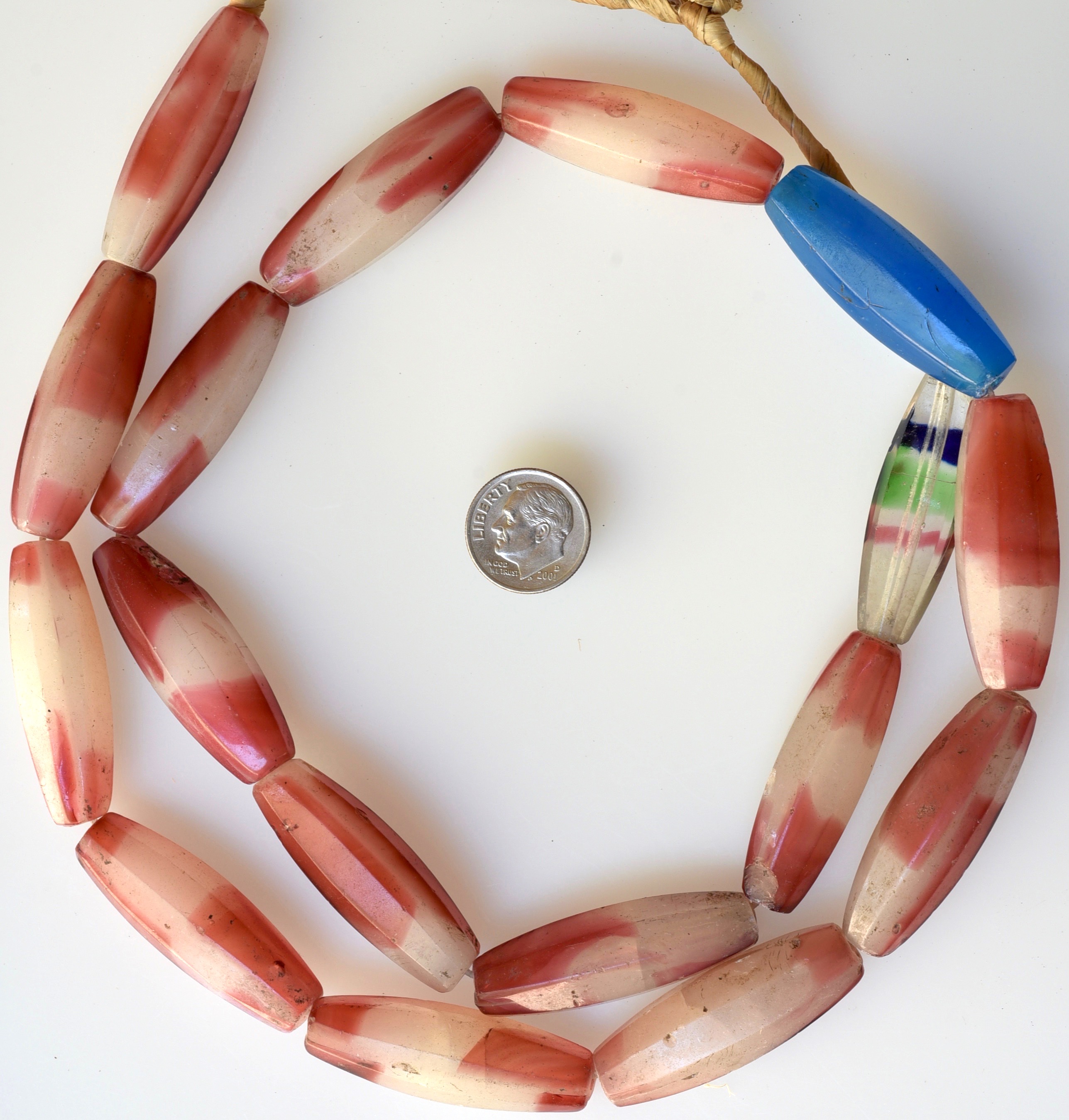 Bohemian Molded Beads finished by hand