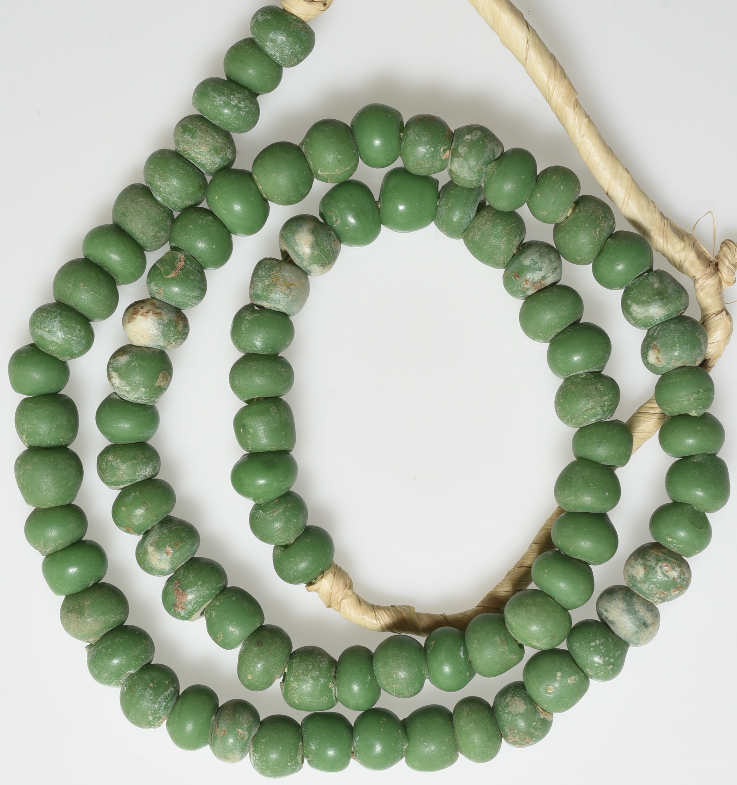 Venetian white eye beads